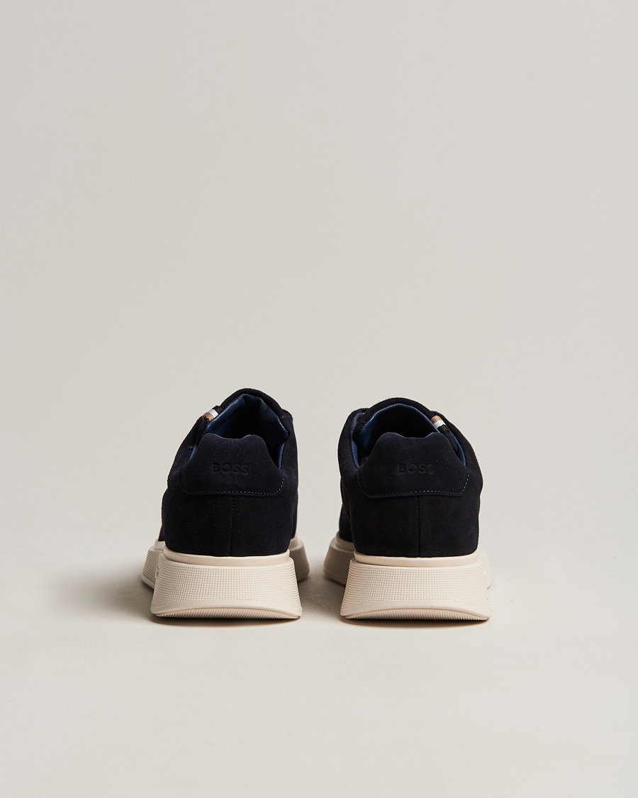 Herr | Bulton Suede Sneaker Dark Blue | BOSS BLACK | Bulton Suede Sneaker Dark Blue
