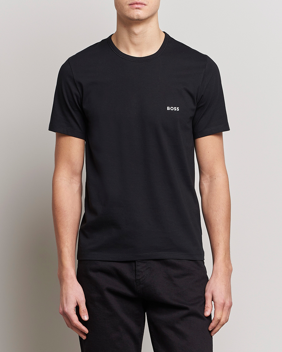Herr | Kortärmade t-shirts | BOSS BLACK | 3-Pack Crew Neck T-Shirt Blue/Navy/Dark Blue