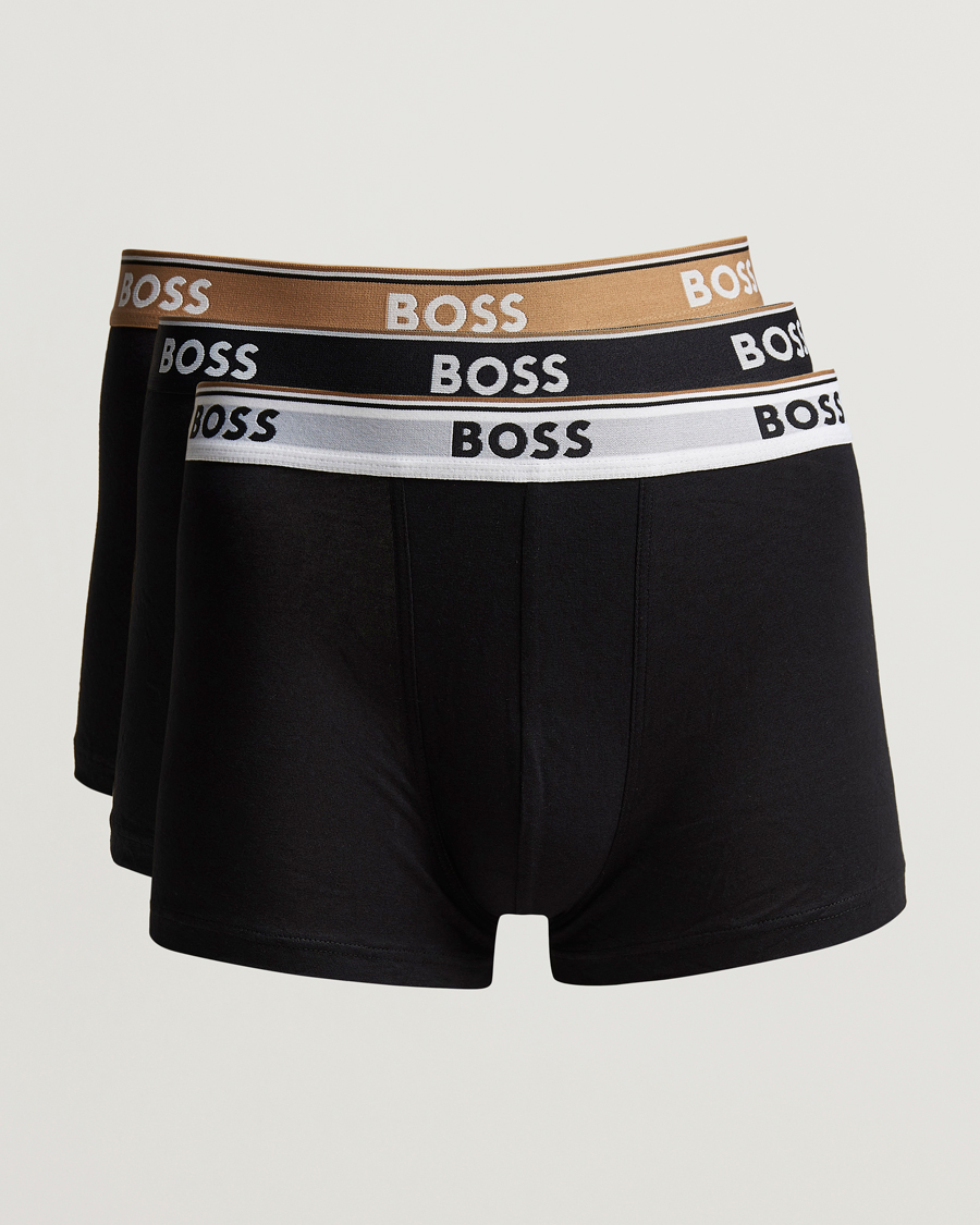 Herr | Underkläder | BOSS BLACK | 3-Pack Trunk Boxer Black