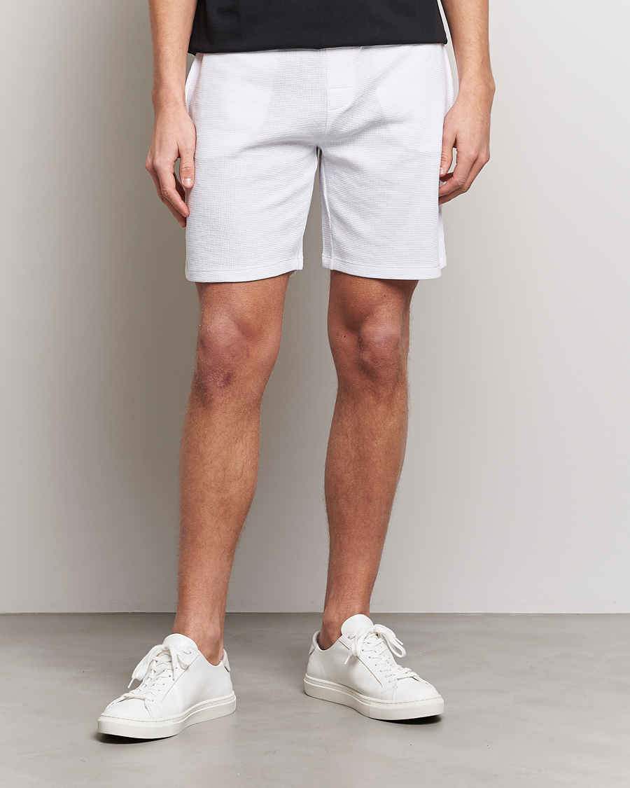 Herr | Shorts | BOSS BLACK | Waffle Logo Shorts Open White