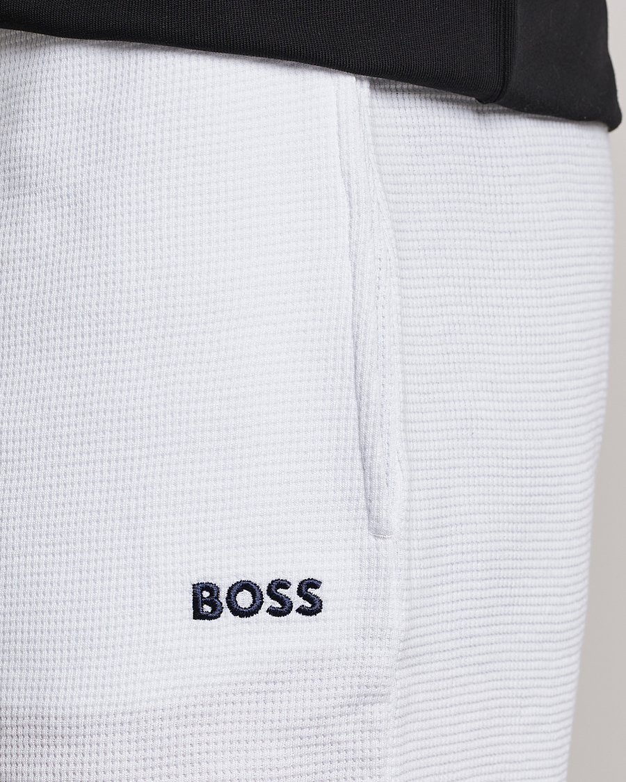 Herr | Shorts | BOSS BLACK | Waffle Logo Shorts Open White