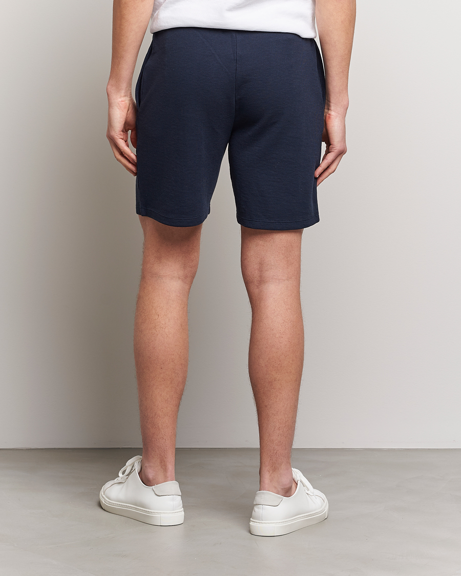 Herr | Shorts | BOSS BLACK | Waffle Logo Shorts Dark Blue