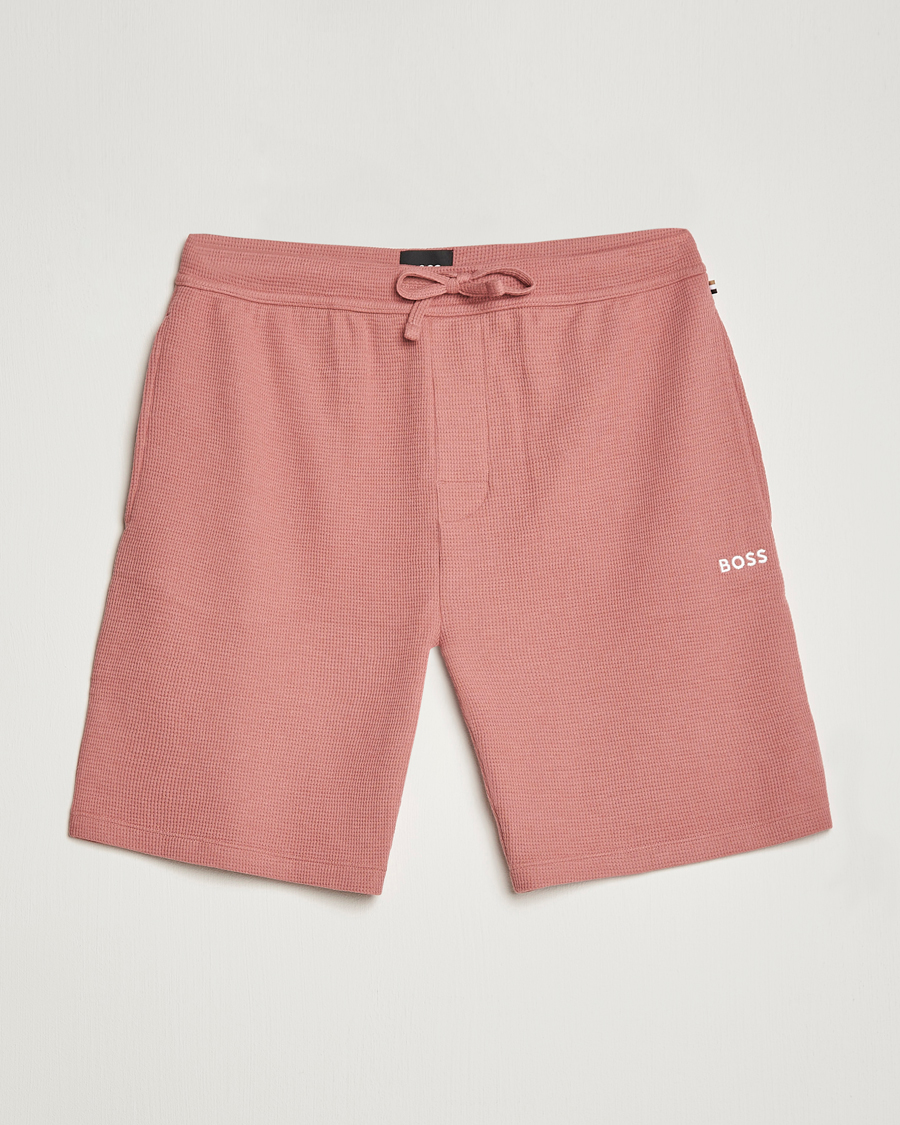 Herr | Shorts | BOSS BLACK | Waffle Logo Shorts Open Pink
