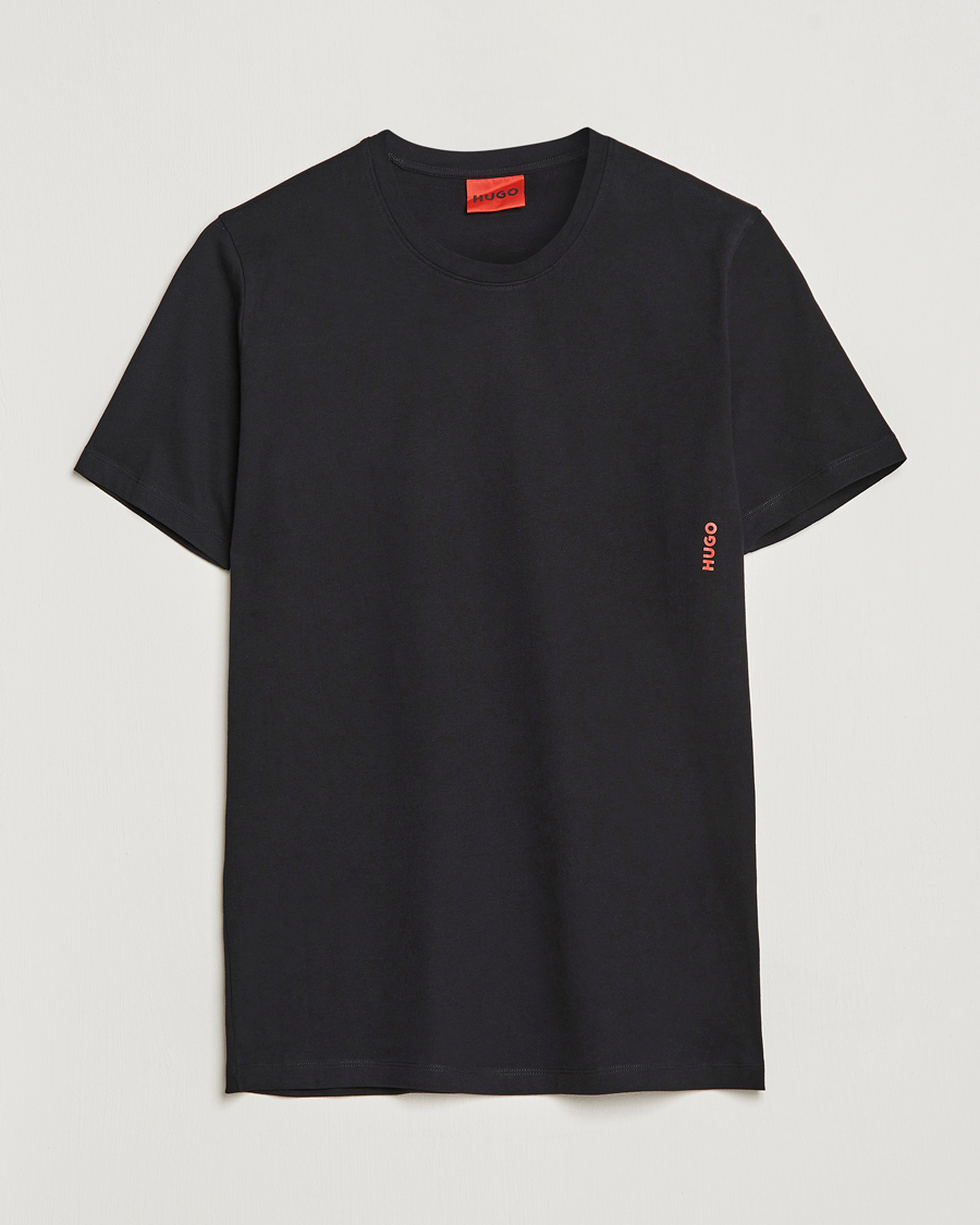 Herr | T-Shirts | HUGO | 2-Pack Logo Crew Neck T-Shirt Black