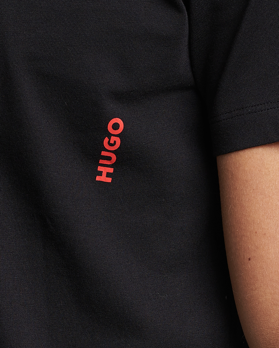 Herr | T-Shirts | HUGO | 2-Pack Logo Crew Neck T-Shirt Black
