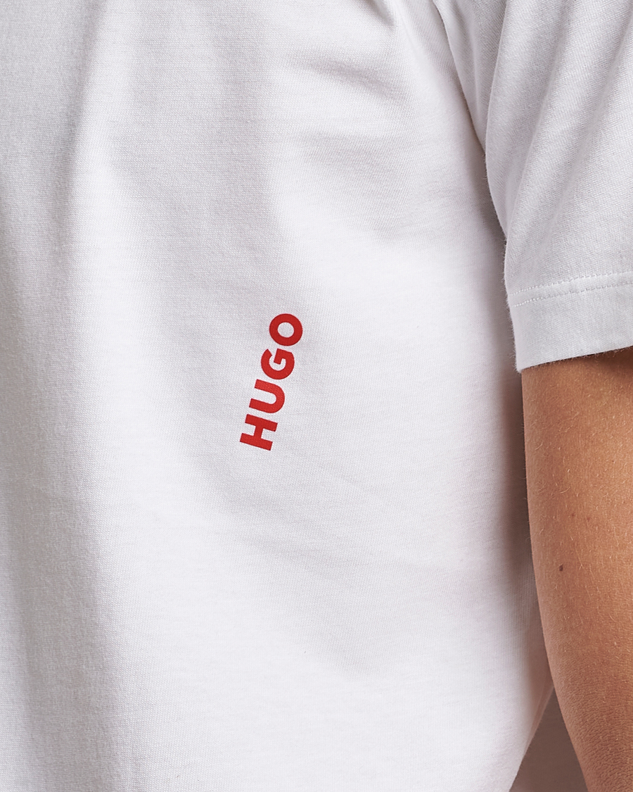 Herr | T-Shirts | HUGO | 2-Pack Logo Crew Neck T-Shirt White