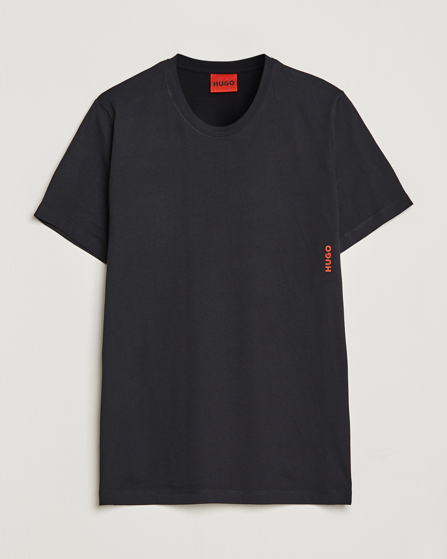 Herr | T-Shirts | HUGO | 2-Pack Logo Crew Neck T-Shirt White/Black