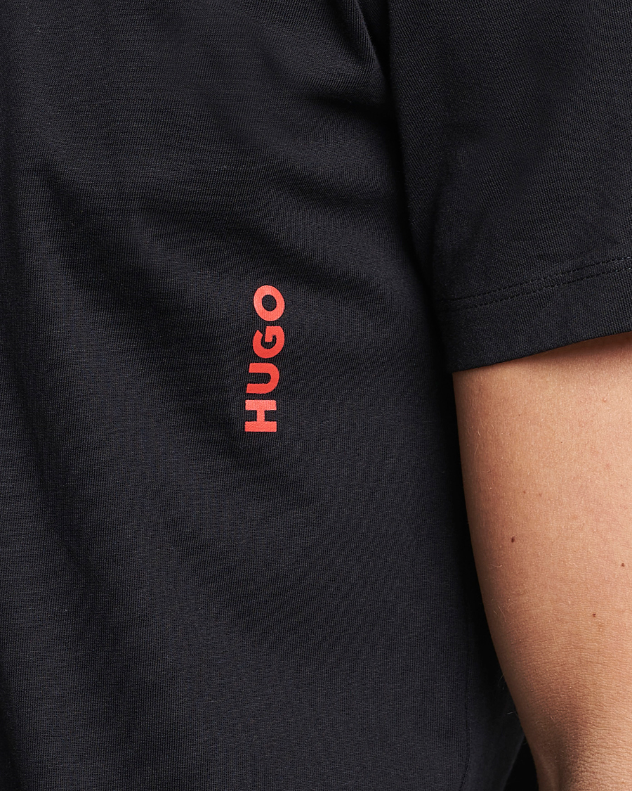 Herr | T-Shirts | HUGO | 2-Pack Logo Crew Neck T-Shirt White/Black
