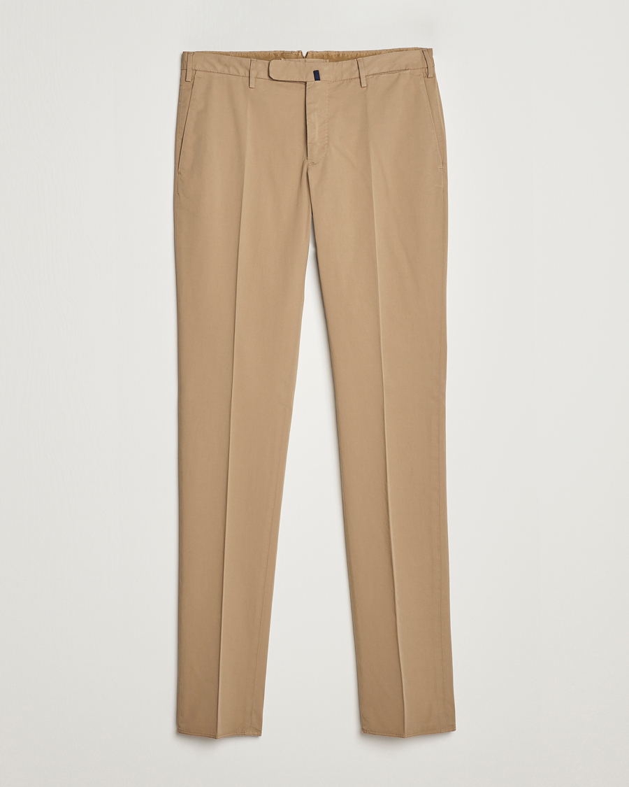 Herr | Byxor | Incotex | Slim Fit Comfort Chinos Beige