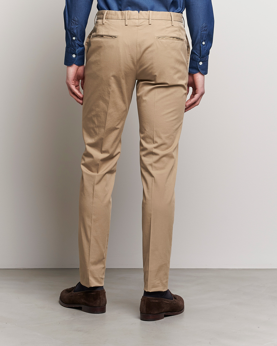 Herr | Byxor | Incotex | Slim Fit Comfort Chinos Beige