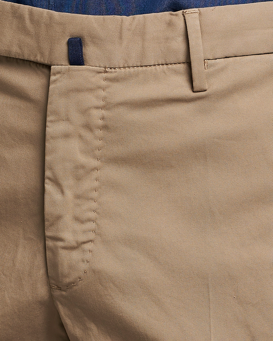 Herr | Byxor | Incotex | Slim Fit Comfort Chinos Beige
