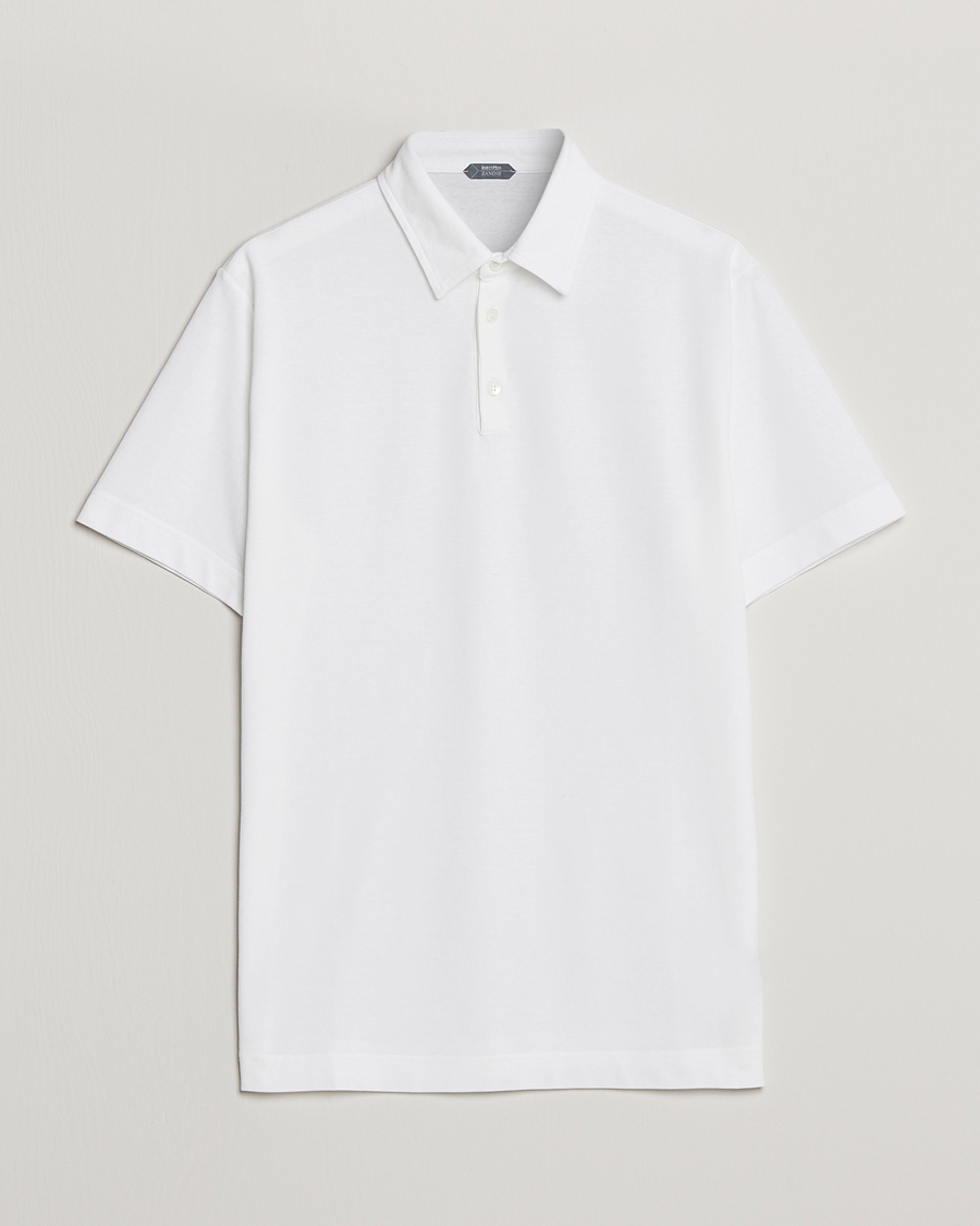 Herr | Pikéer | Zanone | Ice Cotton Polo White