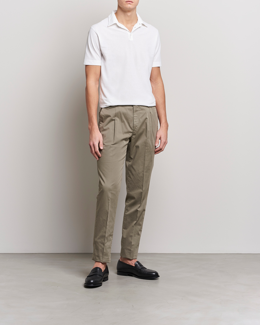 Herr | Pikéer | Zanone | Ice Cotton Polo White