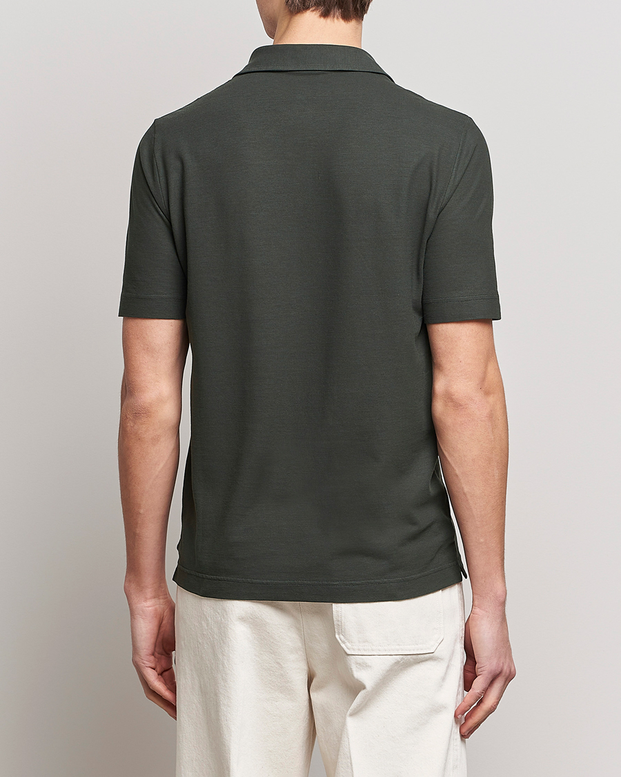Herr | Pikéer | Zanone | Ice Cotton Polo Military
