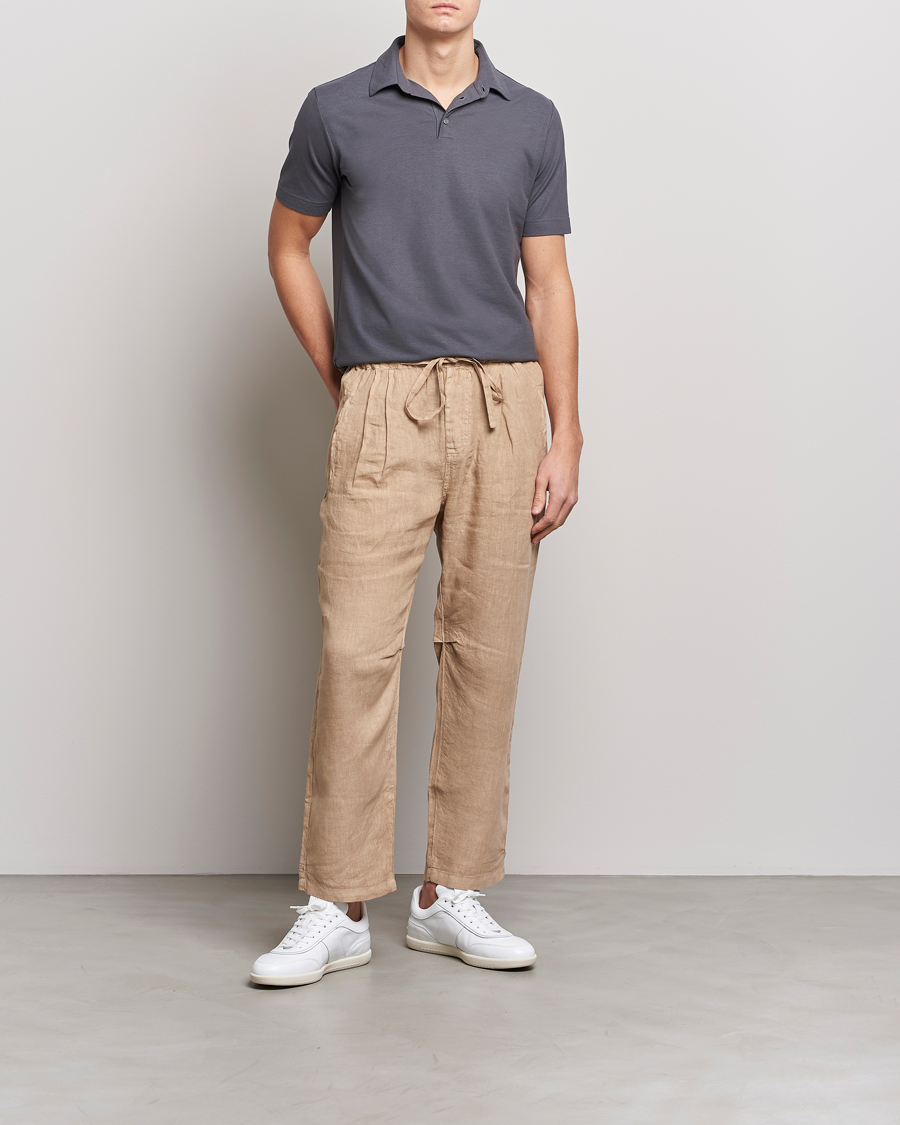Herr | Pikéer | Zanone | Ice Cotton Polo Dark Grey