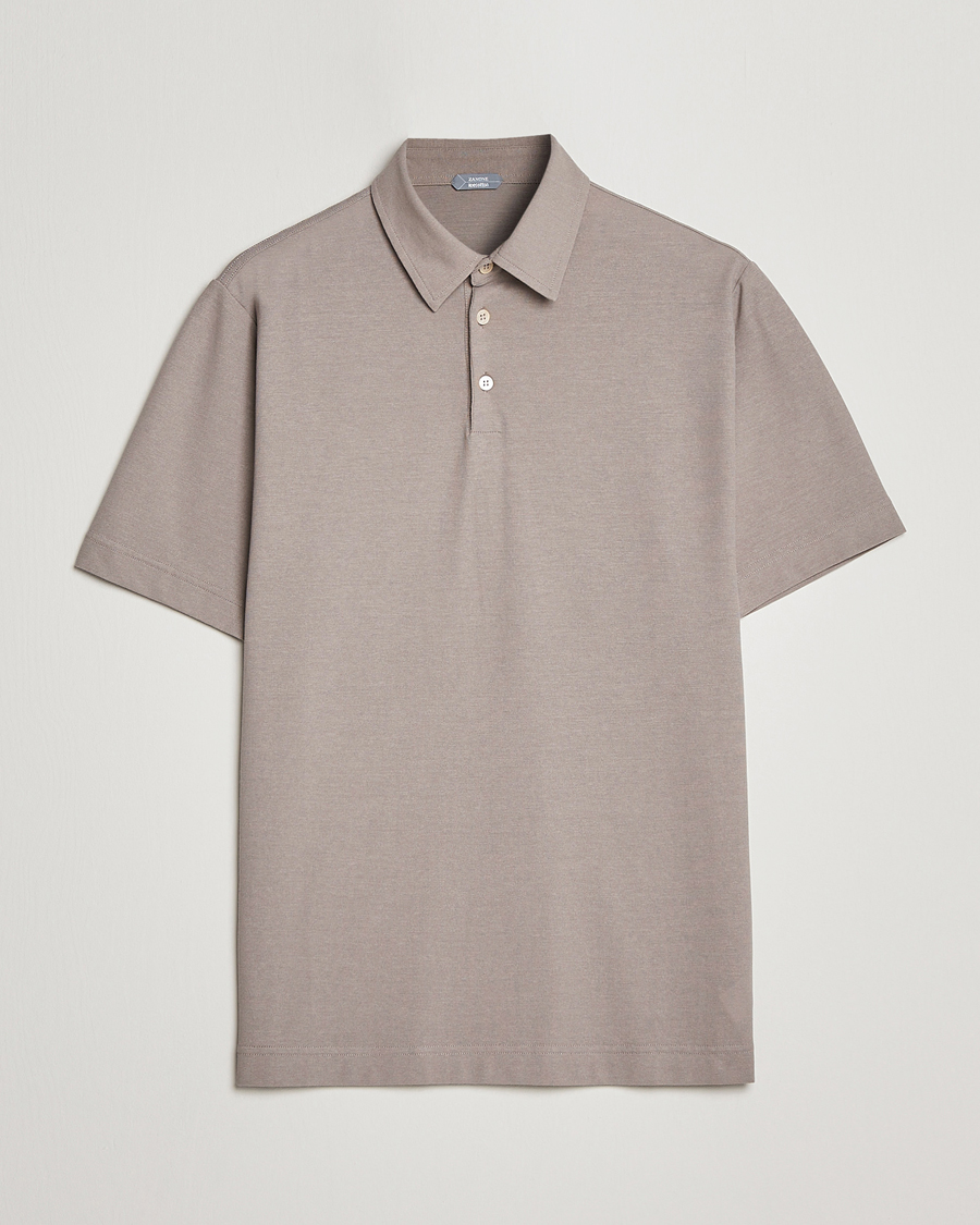Herr | Pikéer | Zanone | Ice Cotton Polo Beige
