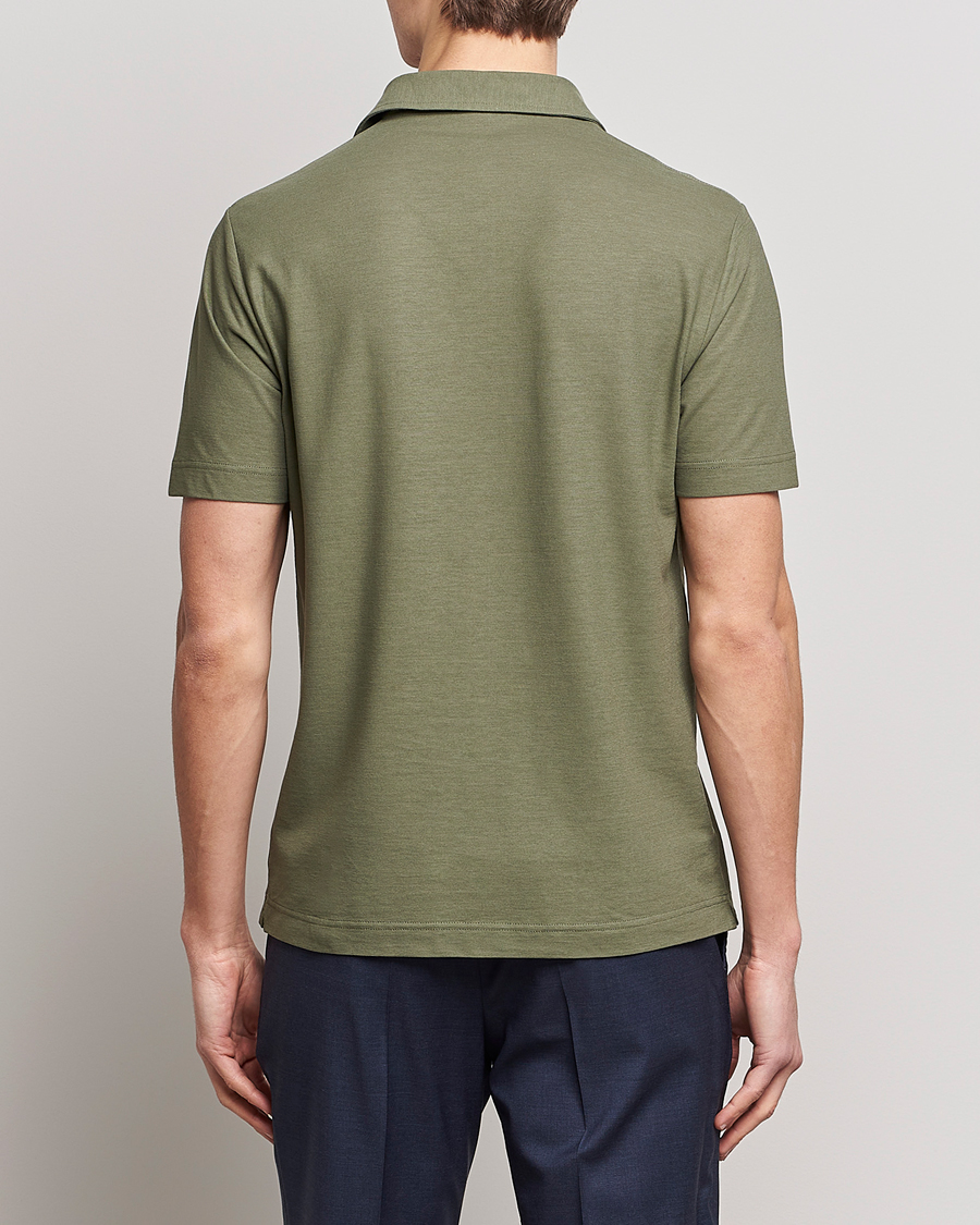 Herr | Pikéer | Zanone | Ice Cotton Polo Olive