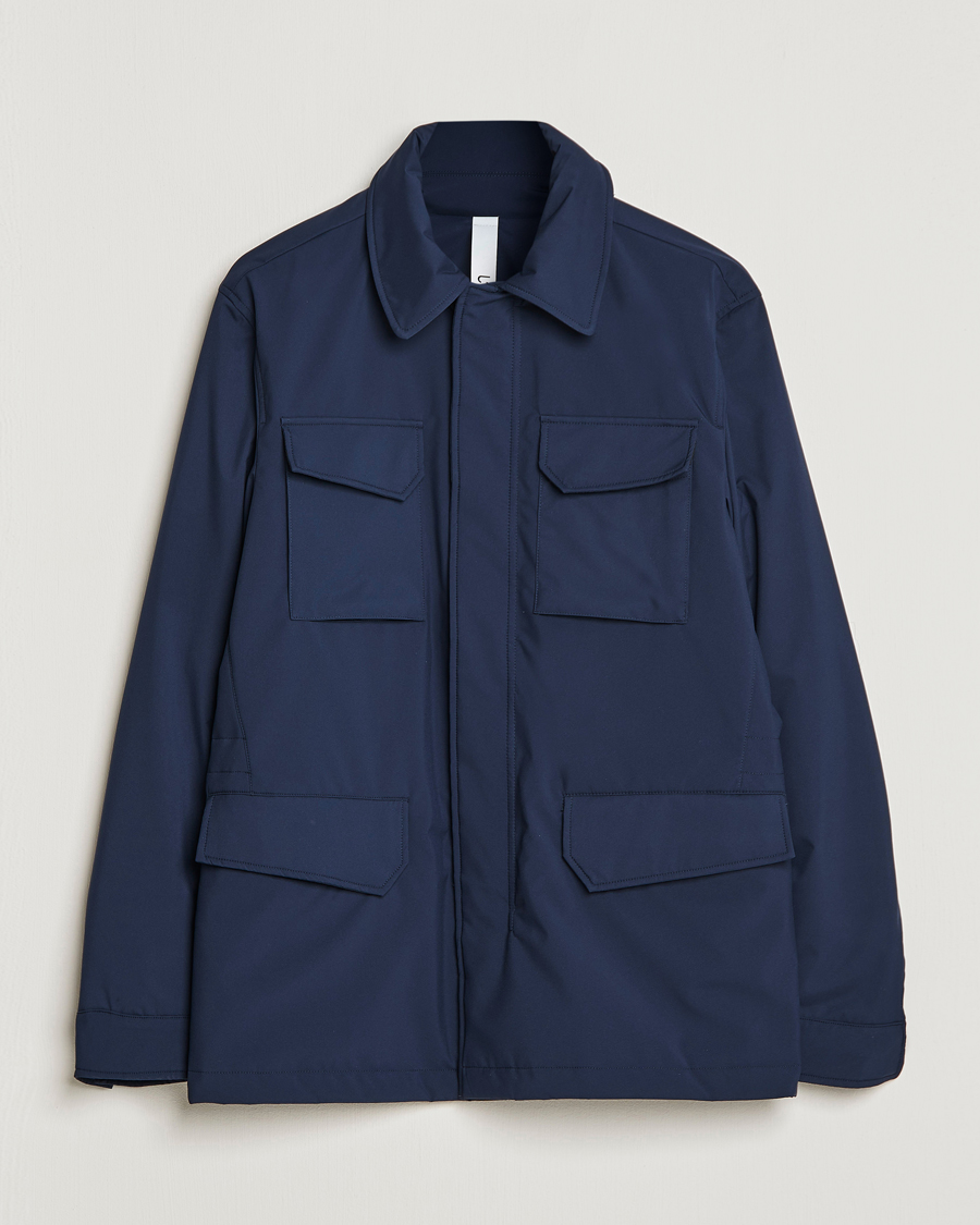 Herr | Jackor | Slowear | Nylon Field Jacket Navy