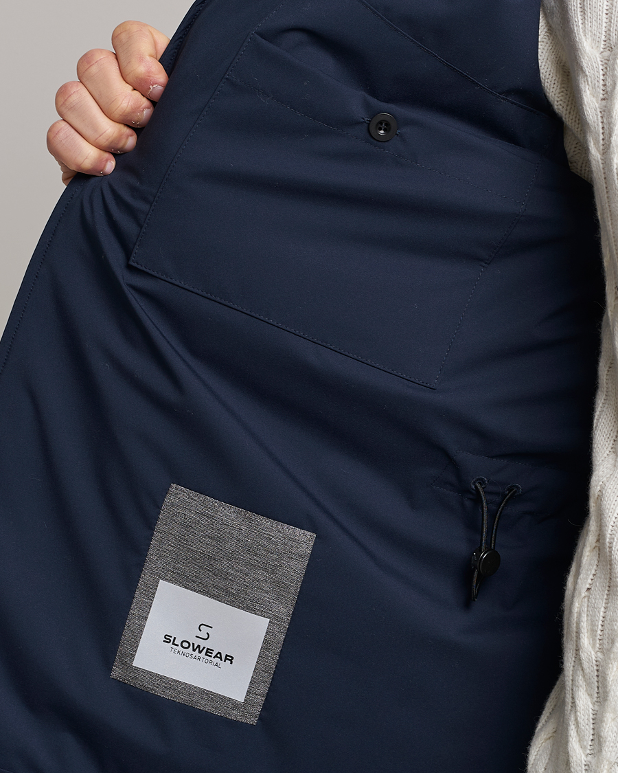 Herr | Jackor | Slowear | Nylon Field Jacket Navy