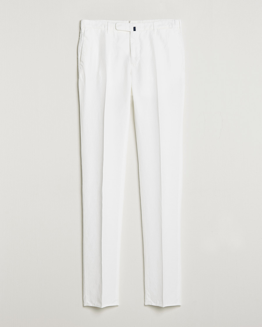 Herr | Byxor | Incotex | Slim Fit Chinolino Trousers White