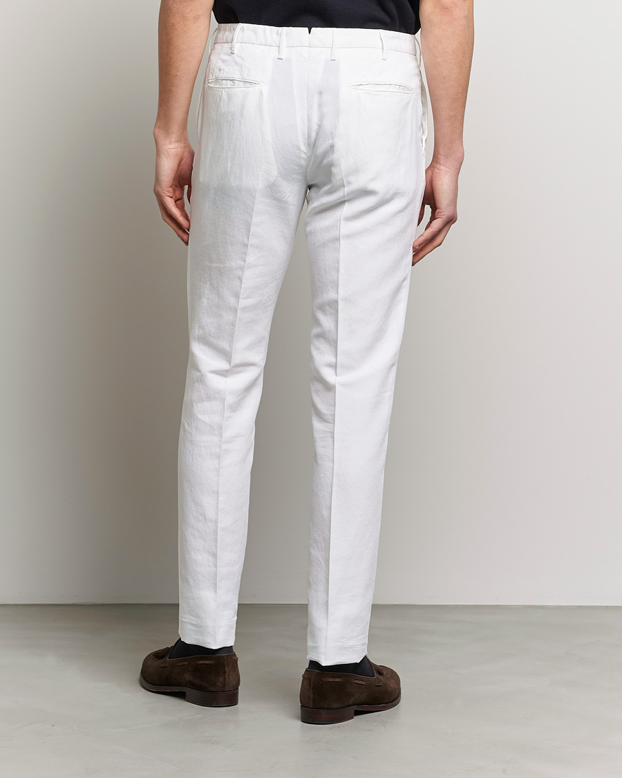 Herr | Byxor | Incotex | Slim Fit Chinolino Trousers White