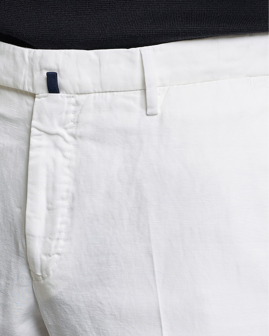 Herr | Byxor | Incotex | Slim Fit Chinolino Trousers White
