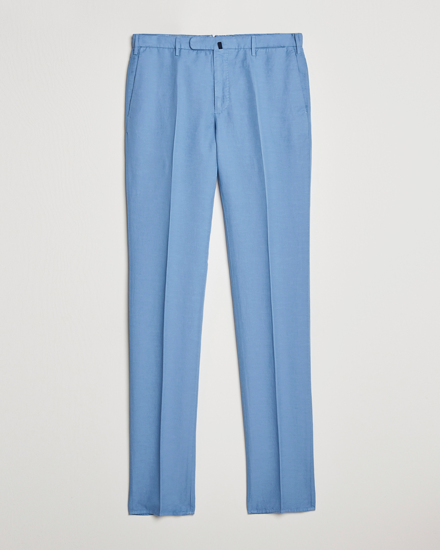 Herr | Byxor | Incotex | Slim Fit Chinolino Trousers Light Blue