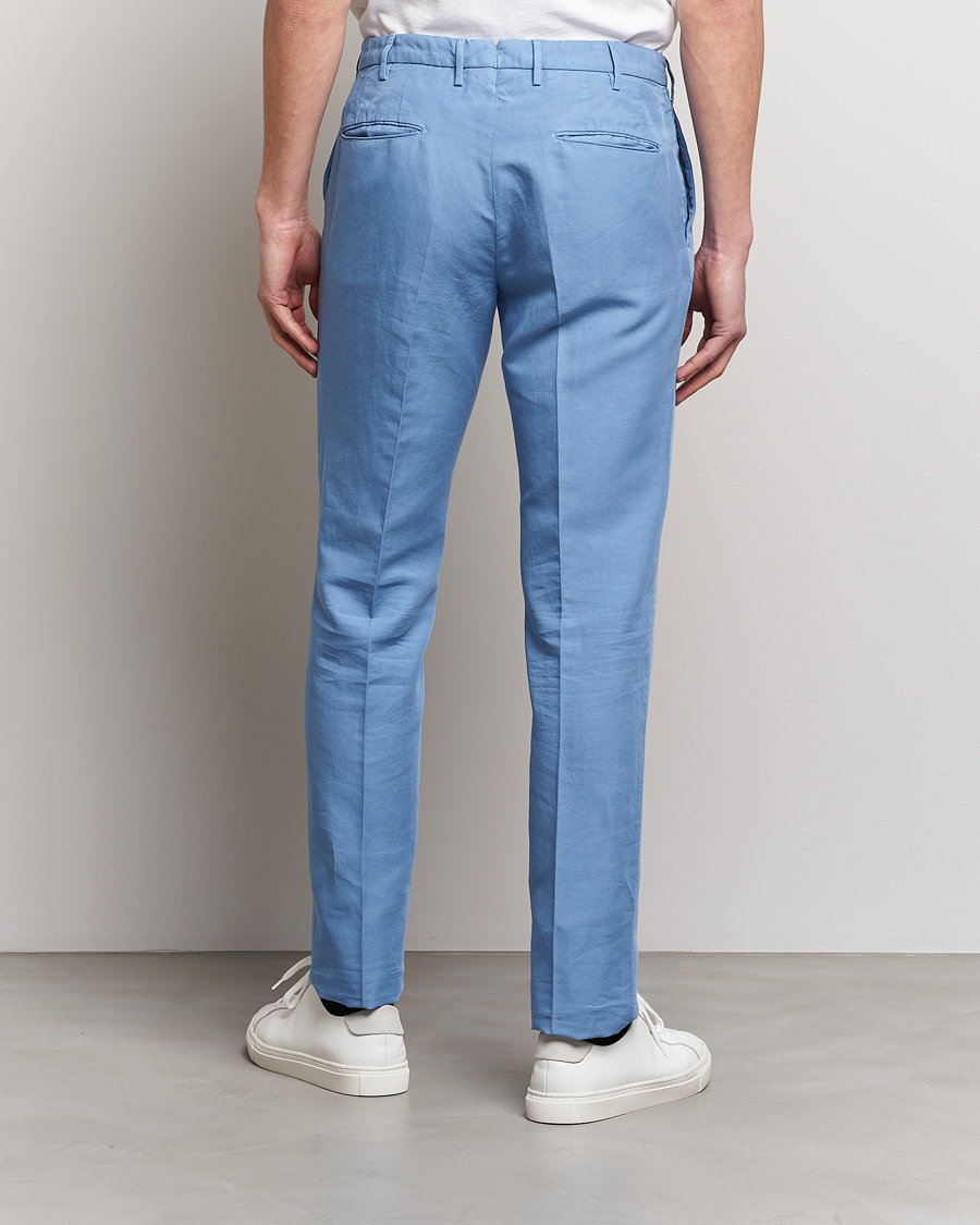 Herr | Byxor | Incotex | Slim Fit Chinolino Trousers Light Blue