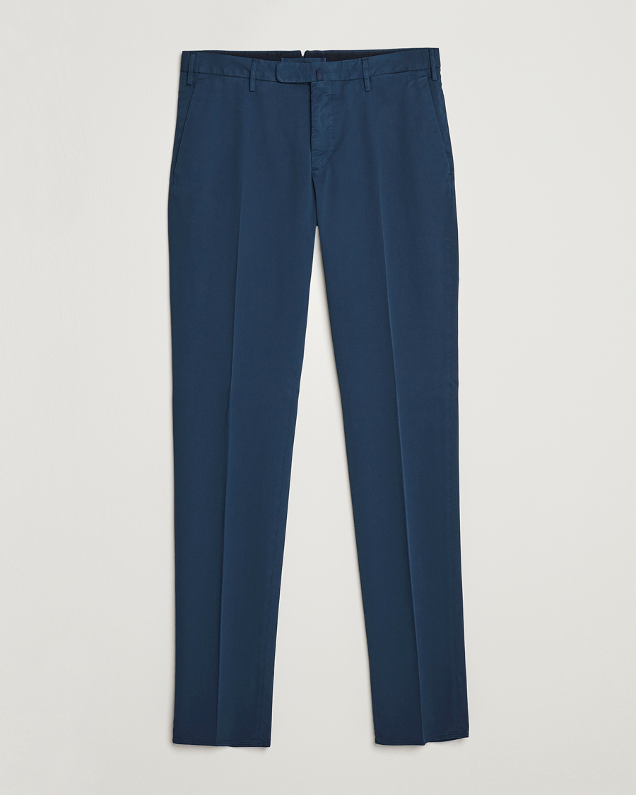 Herr | Byxor | Incotex | Slim Fit Chinolino Trousers Navy