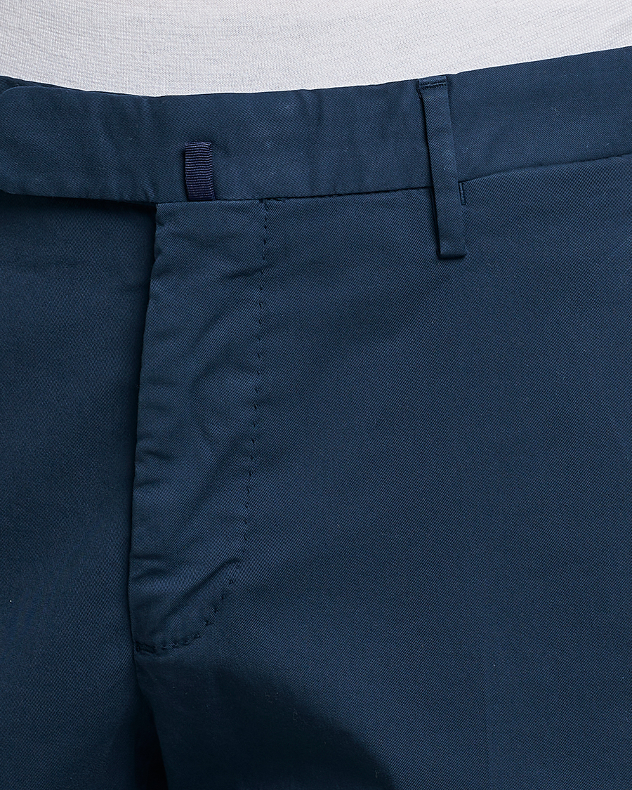 Herr | Byxor | Incotex | Slim Fit Chinolino Trousers Navy