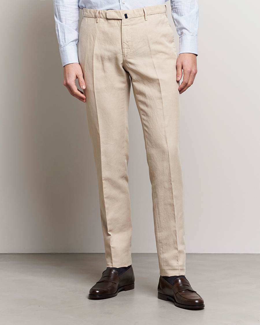 Herr | Byxor | Incotex | Slim Fit Chinolino Trousers Beige