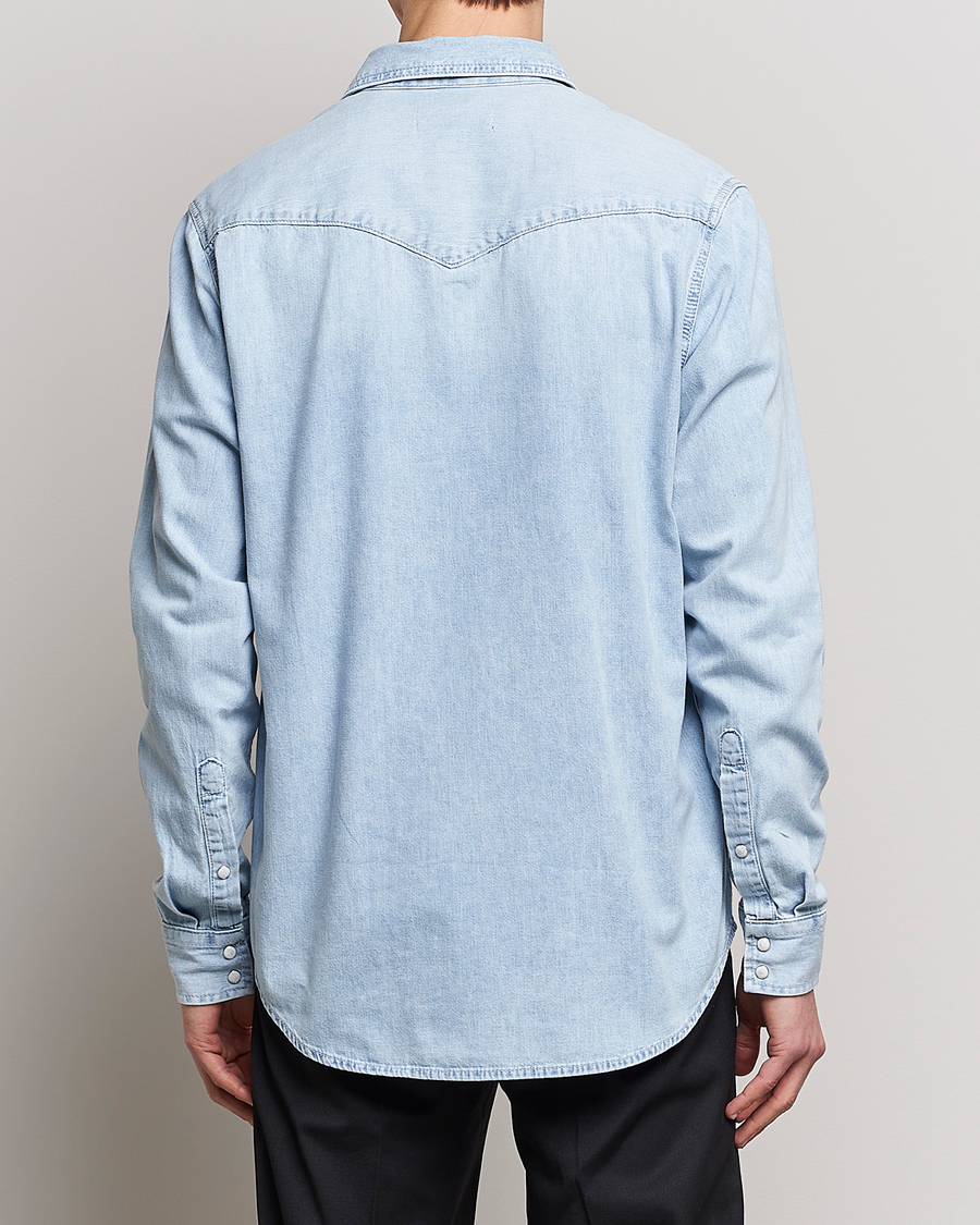 Herr | Skjortor | J.Lindeberg | Carson Denim Shirt Light Blue