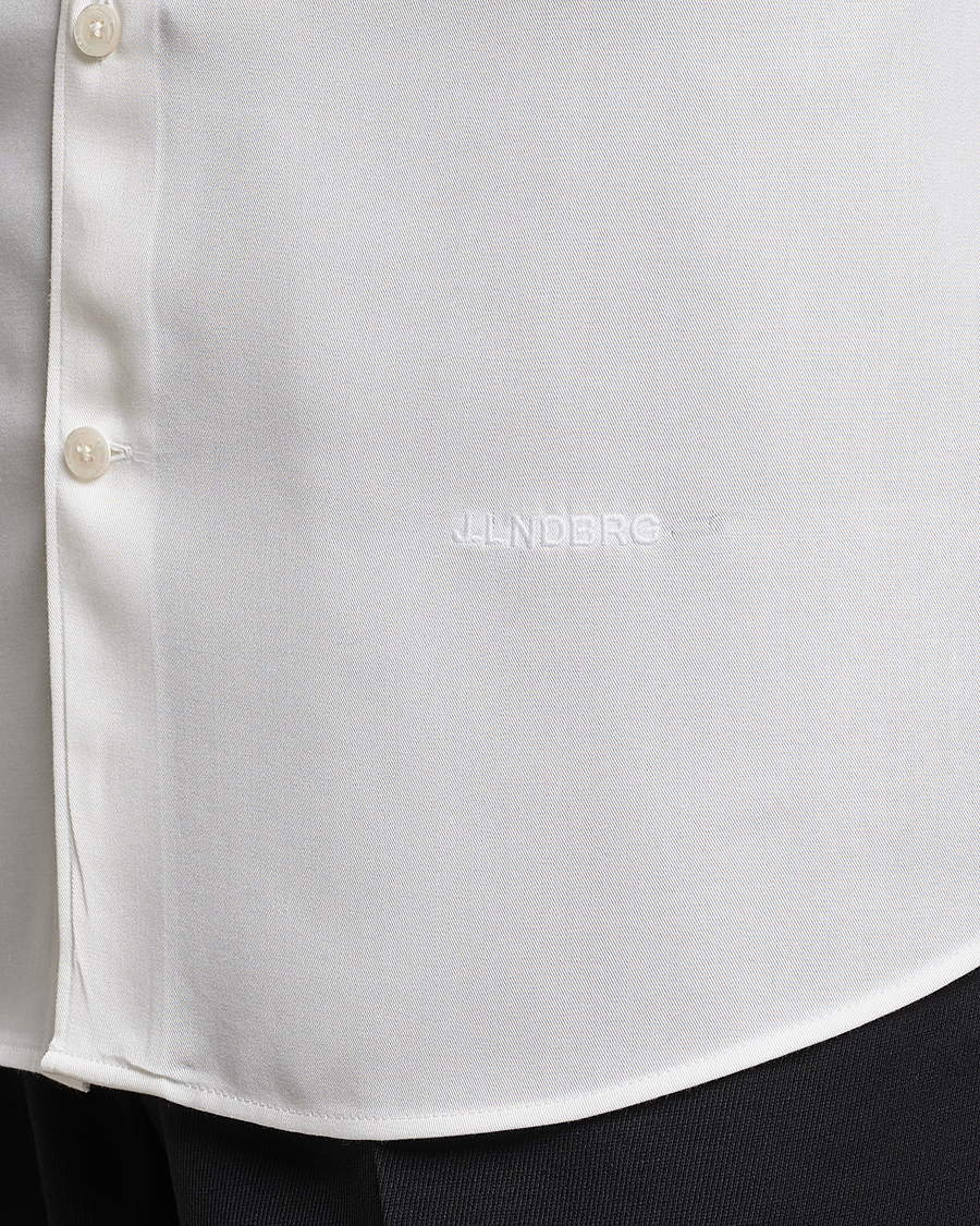 Herr | Skjortor | J.Lindeberg | Slim Fit Comfort Tencel Shirt Cloud White