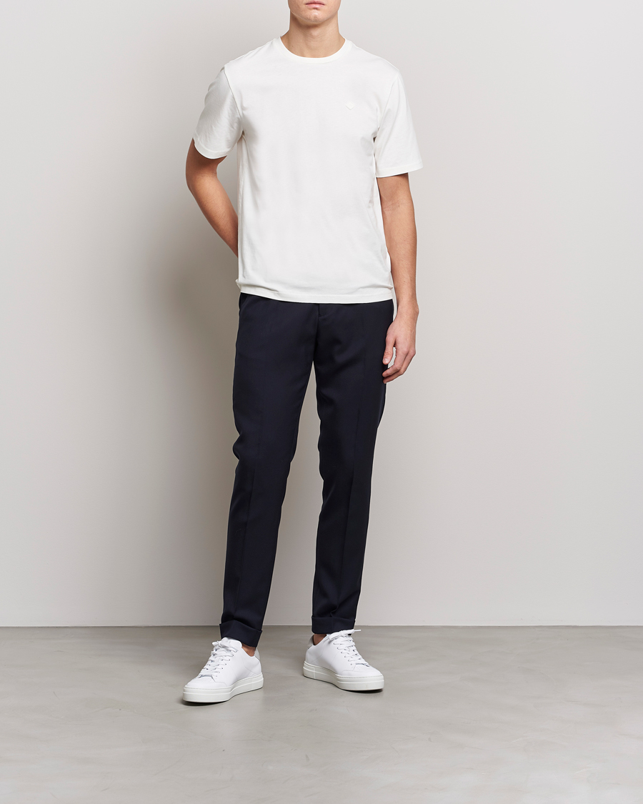 Herr | T-Shirts | J.Lindeberg | Dale Organic Cotton Patch T-Shirt Cloud White
