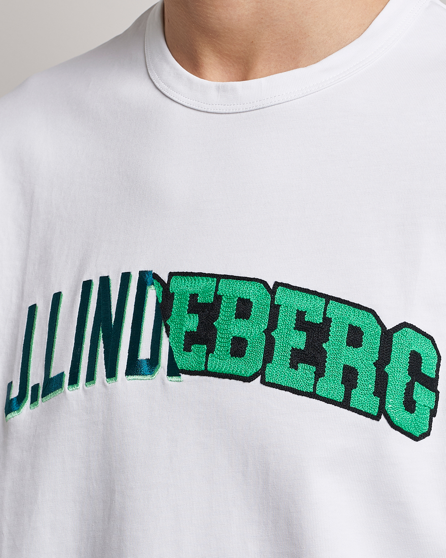 Herr | T-Shirts | J.Lindeberg | Camilo Graphic Heavy T-Shirt White