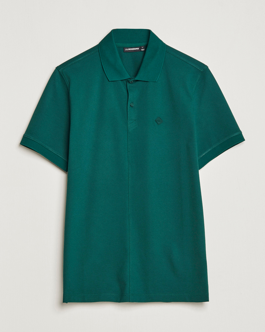 Herr | Pikéer | J.Lindeberg | Rubi Slim Fit Polo Rain Forest