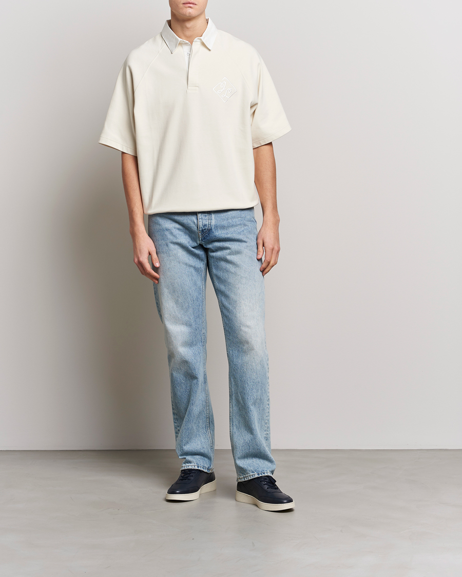 Herr | Pikéer | J.Lindeberg | Roman Short Sleeve Rugby Jersey Polo Turtledove