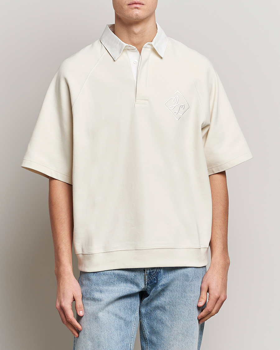 Herr | Pikéer | J.Lindeberg | Roman Short Sleeve Rugby Jersey Polo Turtledove