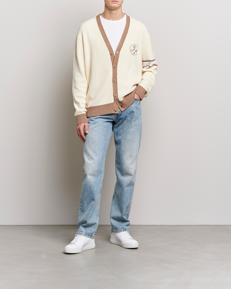 Herr | Tröjor | J.Lindeberg | Gerard Jacquard Cardigan Turtledove