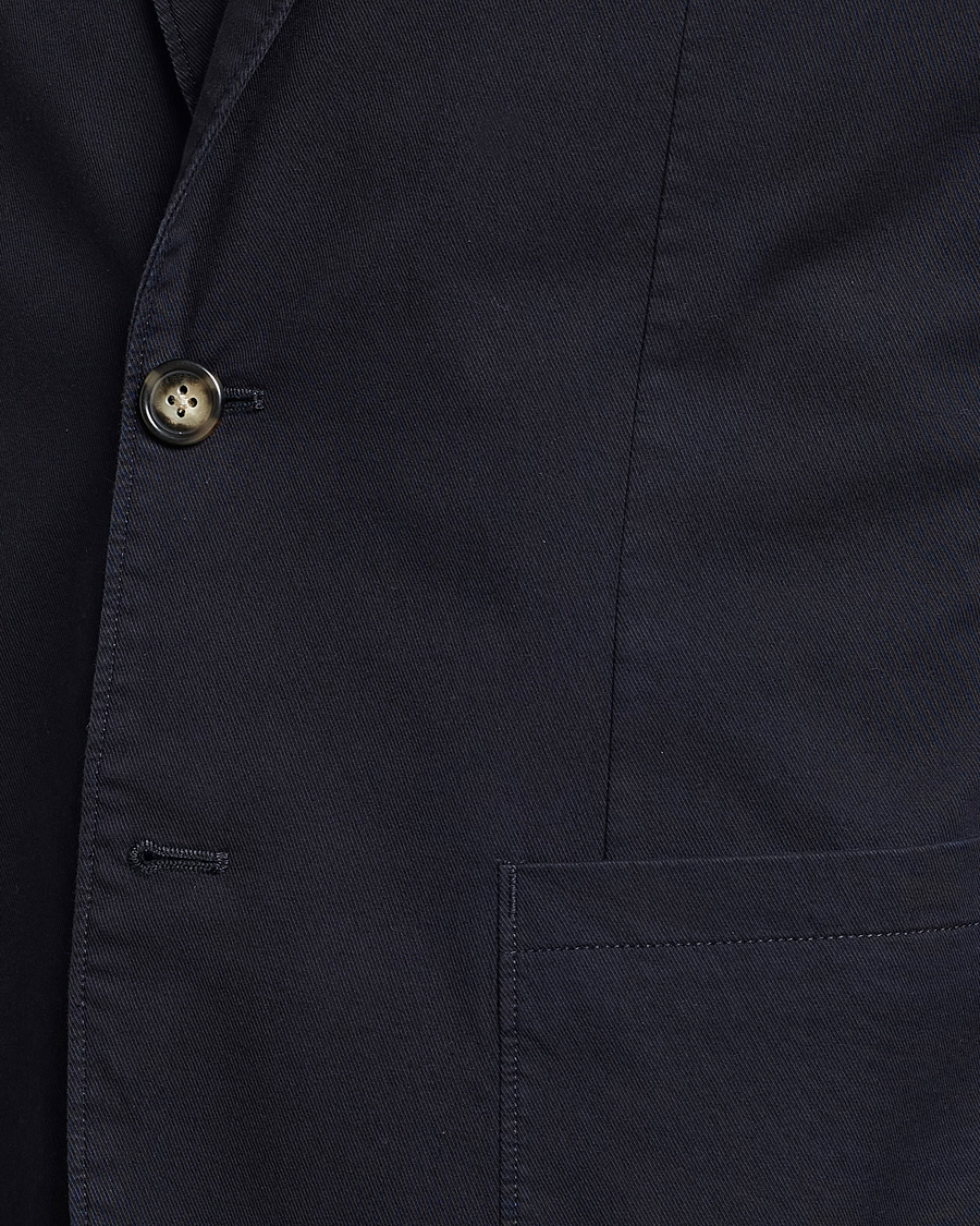 Herr | Kavajer | J.Lindeberg | Hopper Cotton Garment Dye Blazer Navy