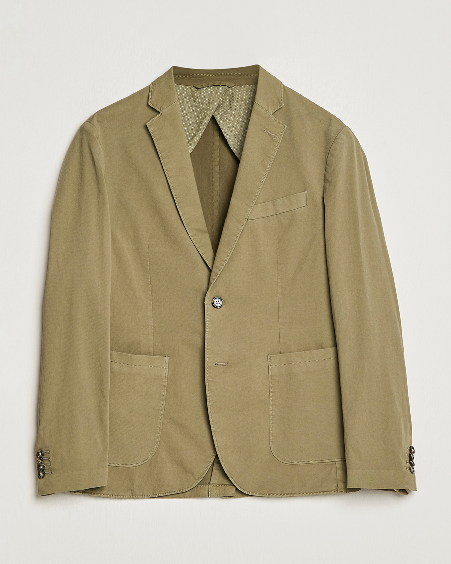 Herr | Kavajer | J.Lindeberg | Hopper Cotton Garment Dye Blazer Aloe