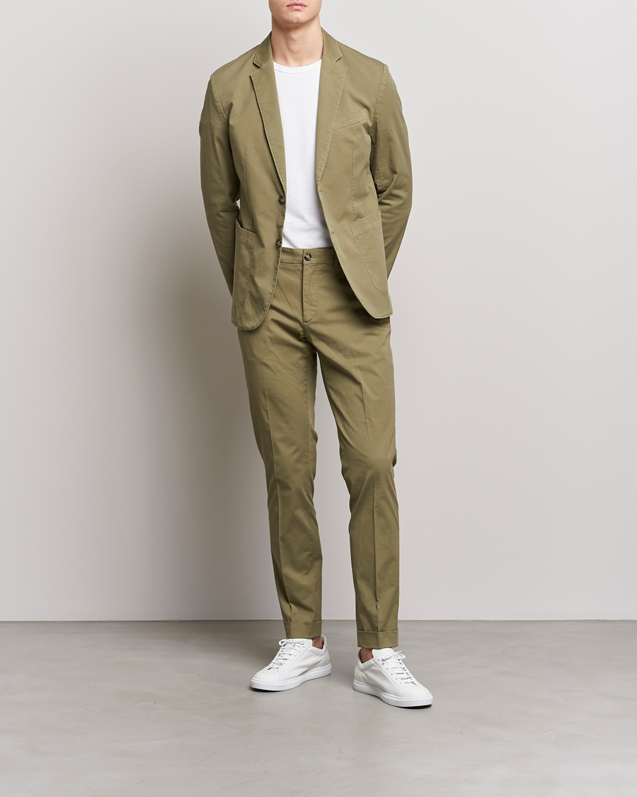 Herr | Kavajer | J.Lindeberg | Hopper Cotton Garment Dye Blazer Aloe