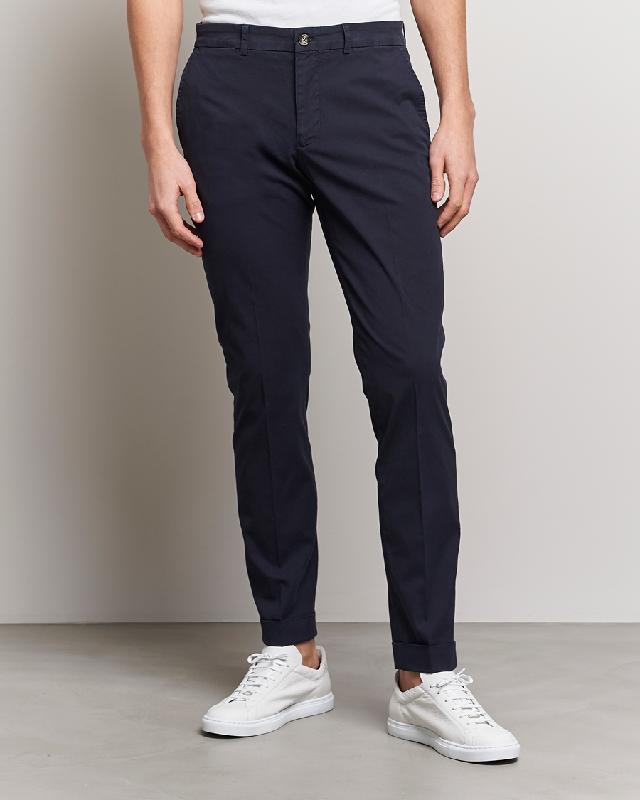 Herr | Byxor | J.Lindeberg | Grant Cotton Garment Dye Pants Navy