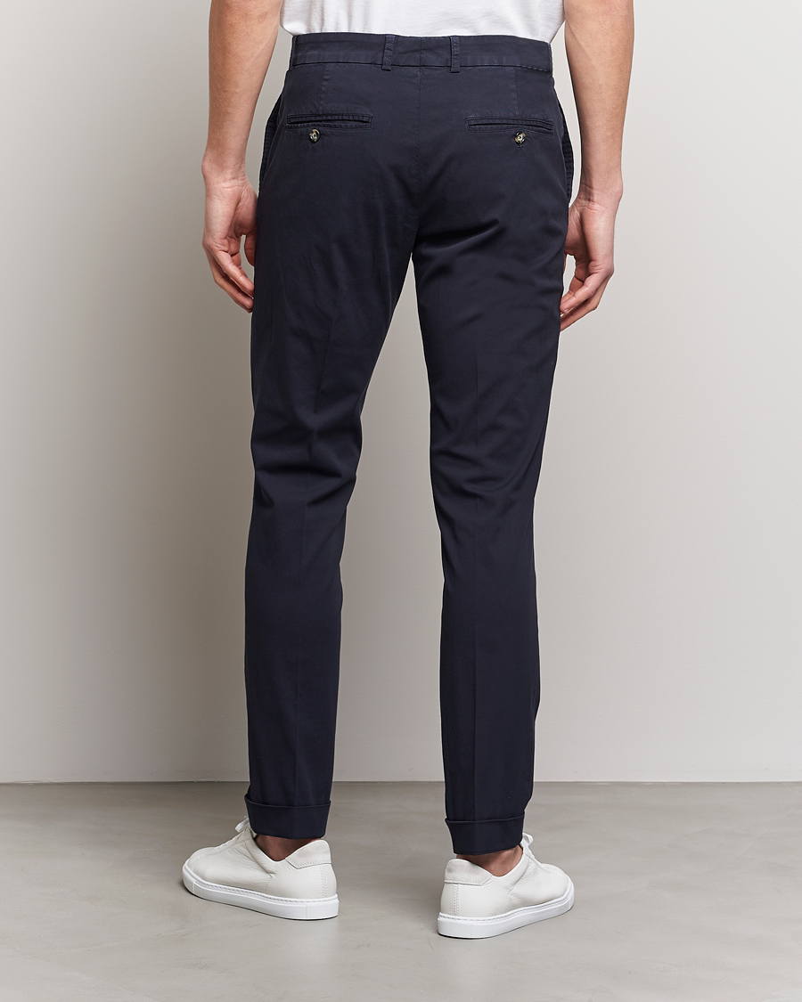 Herr | Byxor | J.Lindeberg | Grant Cotton Garment Dye Pants Navy