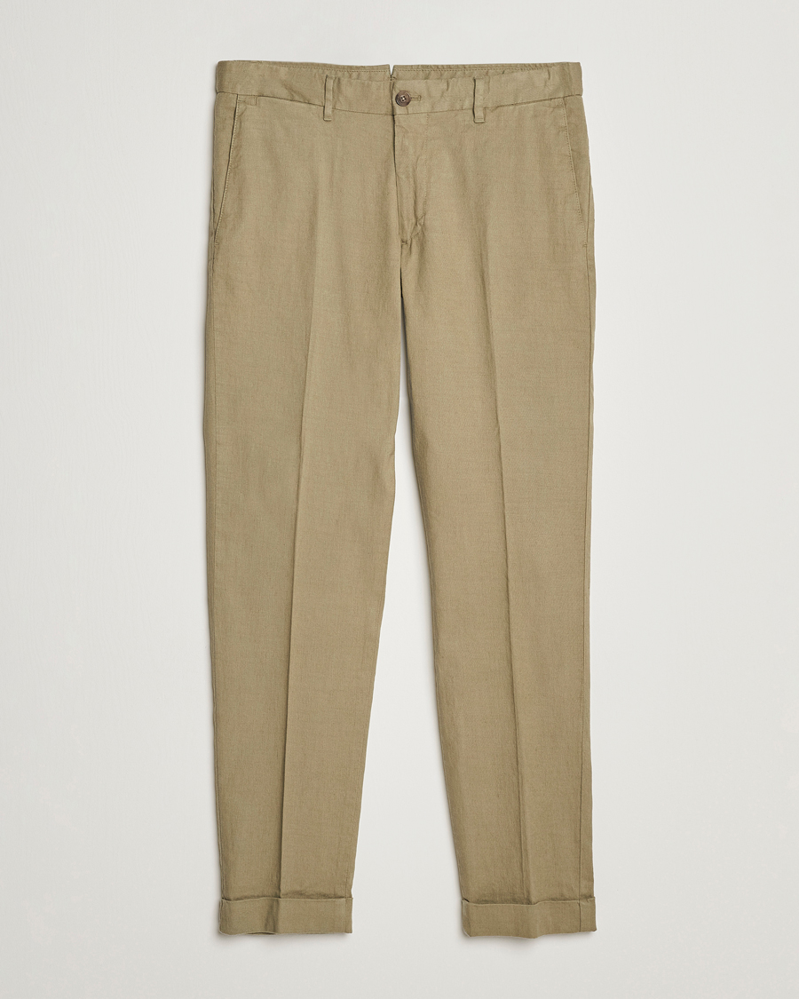 Herr | Byxor | J.Lindeberg | Grant Stretch Cotton/Linen Trousers Aloe