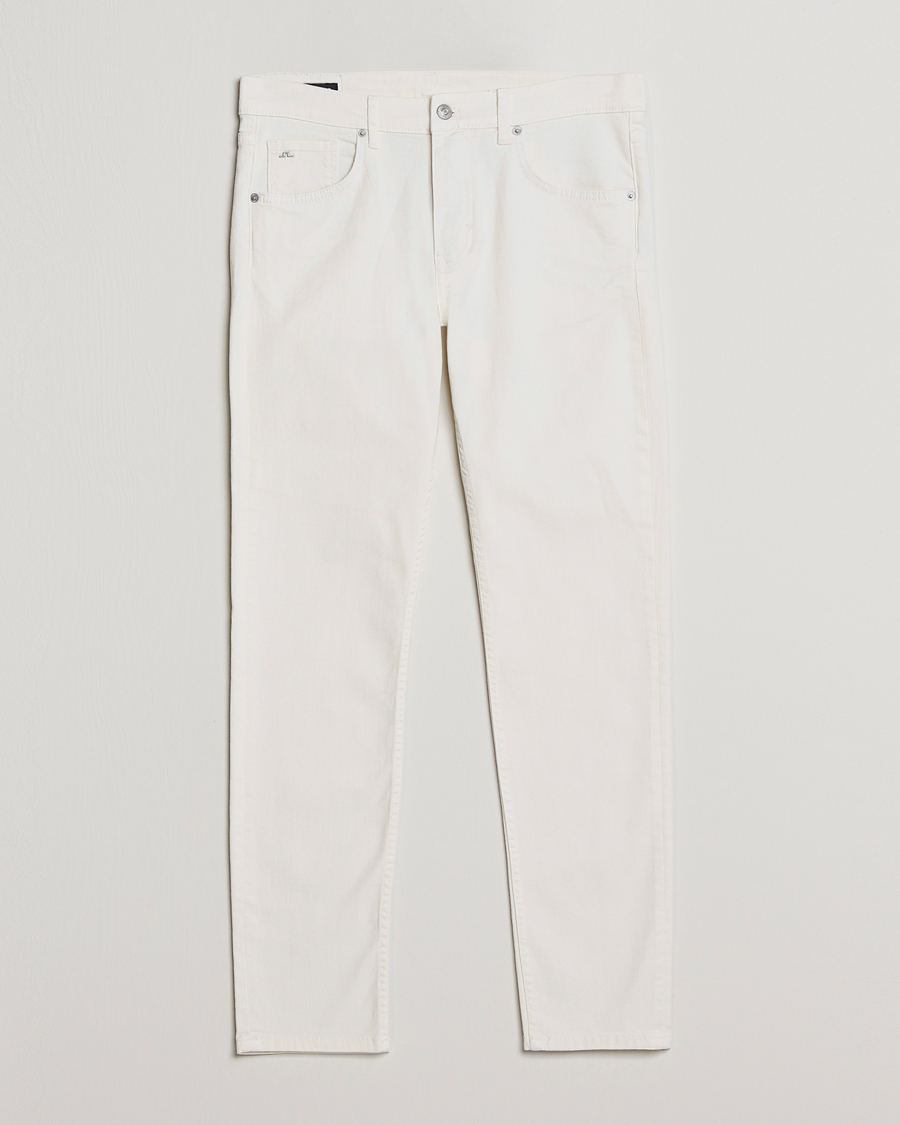 Herr | Byxor | J.Lindeberg | Jay Solid Stretch 5-Pocket Trousers Cloud White