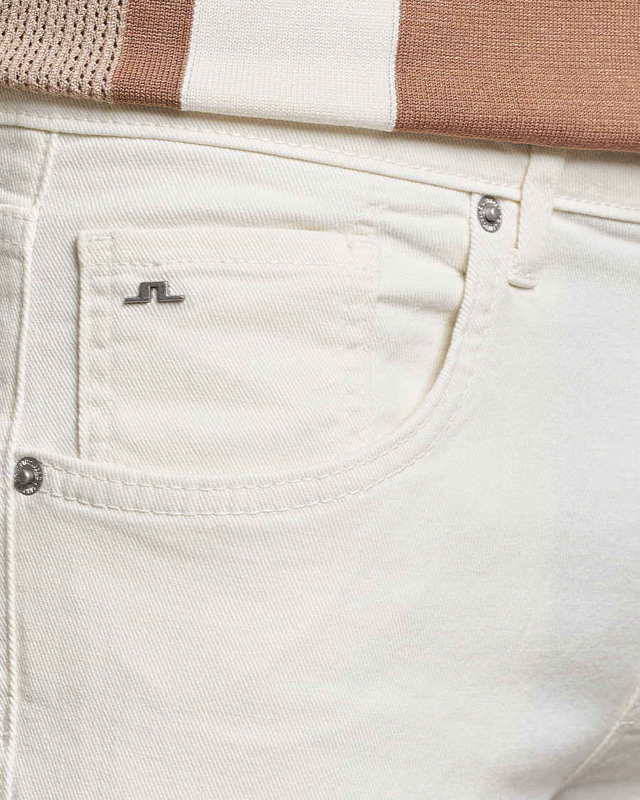 Herr | Byxor | J.Lindeberg | Jay Solid Stretch 5-Pocket Trousers Cloud White