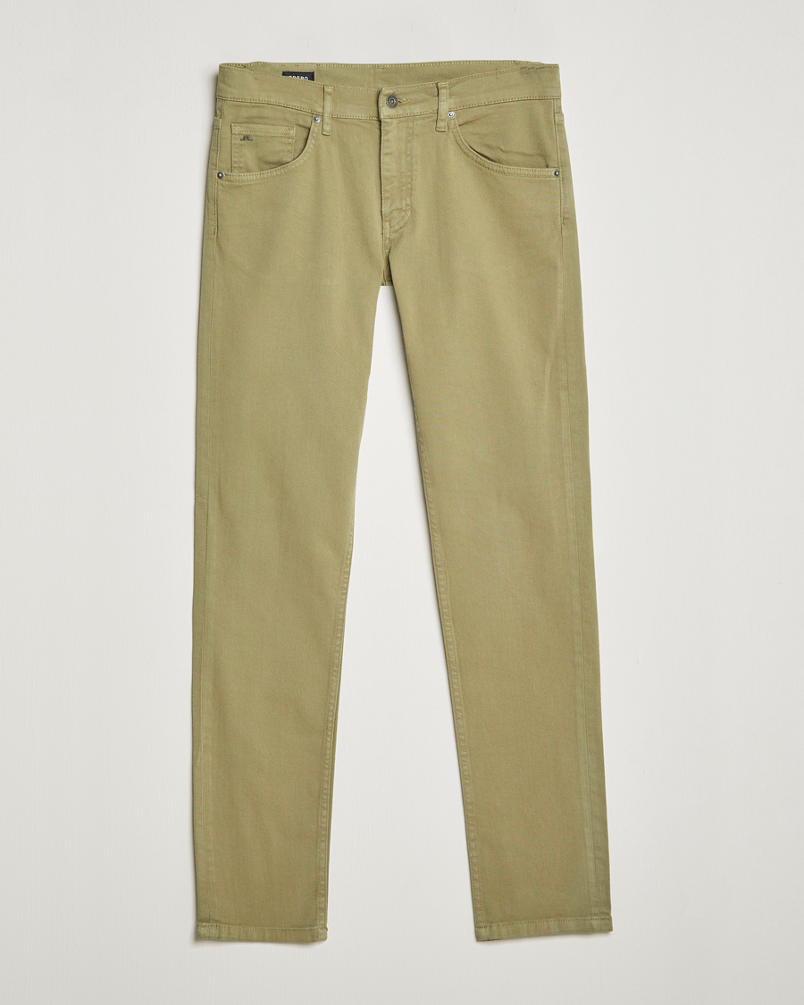 Herr | Byxor | J.Lindeberg | Jay Solid Stretch 5-Pocket Trousers Aloe