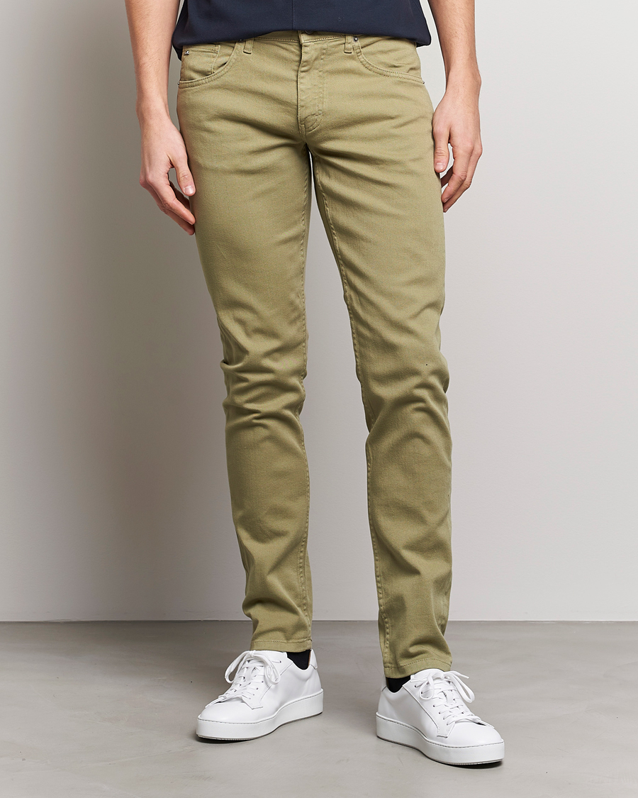 Herr | Byxor | J.Lindeberg | Jay Solid Stretch 5-Pocket Trousers Aloe