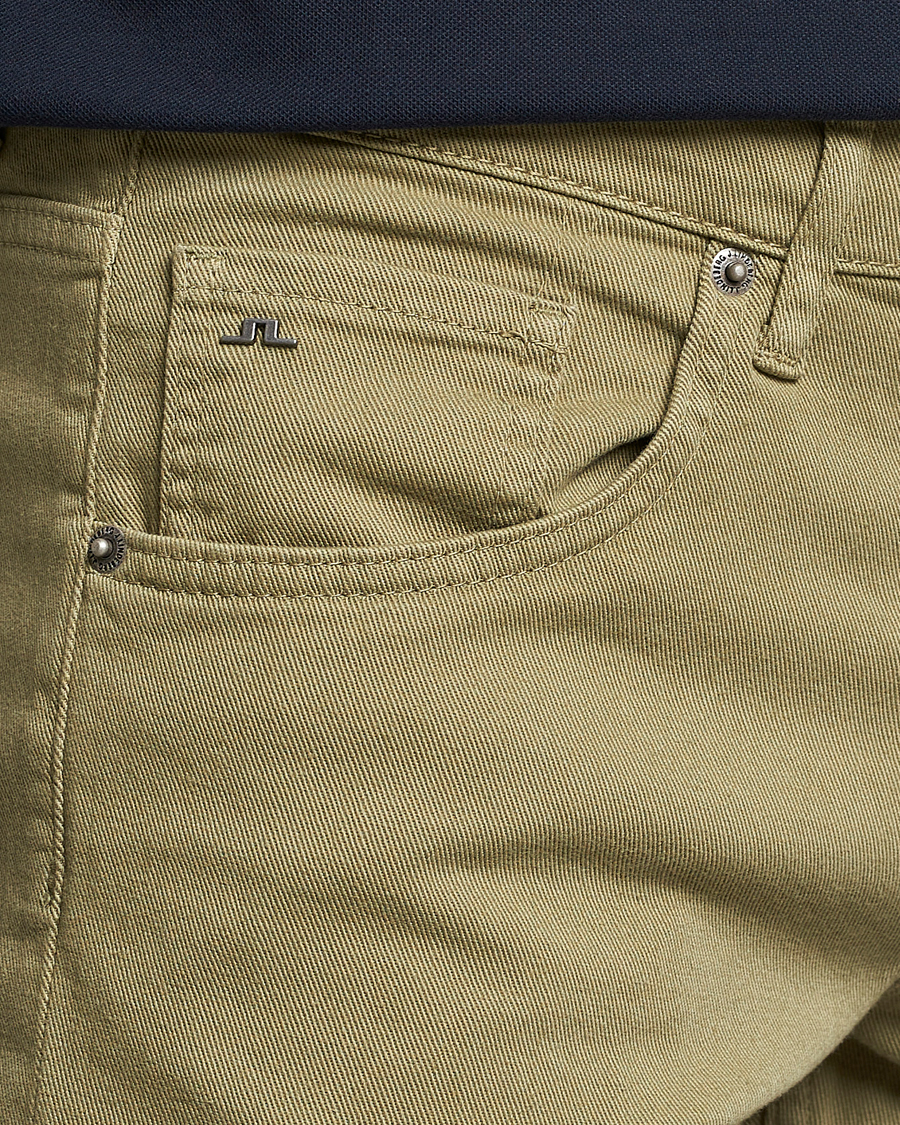 Herr | Byxor | J.Lindeberg | Jay Solid Stretch 5-Pocket Trousers Aloe